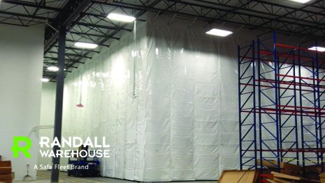 Insulated warehouse curtain walls meet the Front Row Produce standards