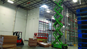 Move-able, flexible insulated warehouse curtain walls