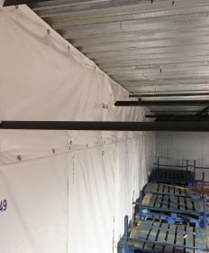 Randall Warehouse InsulWall, flexible insulated warehouse curtain wall